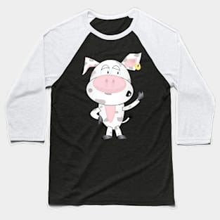 Funny cow. Baseball T-Shirt